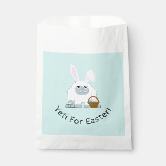 イーティのためにイーティかわいいイースターのイーティ フェイバーバッグ (正面)