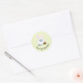 イーティのためにイーティかわいいイースターのイーティ ラウンドシール (封筒)