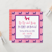 イーディの4歳の誕生日 カード (正面/裏面インサイチュ)