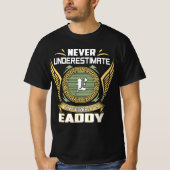 イーディーの力を過小評価するな Tシャツ (正面)
