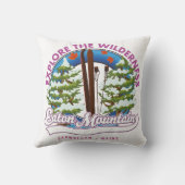 イートンマウンテンスコホイガンメインのロゴ クッション (裏面)