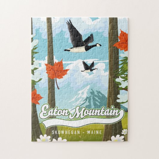 イートンマウンテンスコホイガンメイン ジグソーパズル (縦)