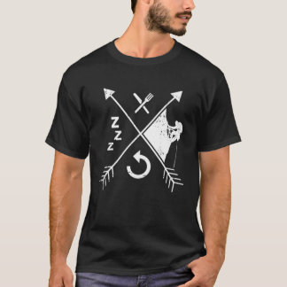 イート スリープ クライマー スポーツクライミング ボルダリング  1 Tシャツ