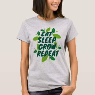 イート スリープ グロー リピート ホームステーダーTシャツ Tシャツ