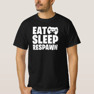 イート スリープ ゲーム 面白いゲーマー名言 Tシャツ