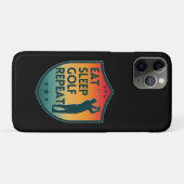 イート スリープ ゴルフ リピート Case-Mate iPhoneケース (裏面(横))
