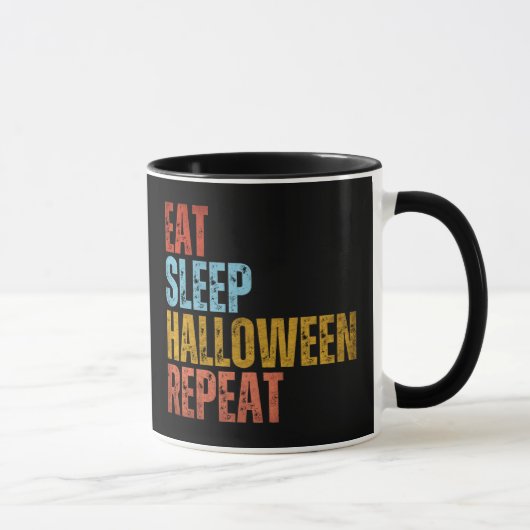 イート スリープ ハロウィン リピート マグカップ (右)