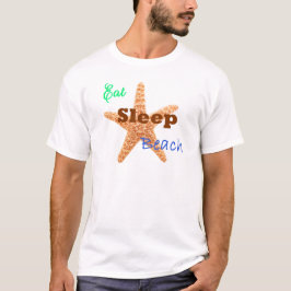 イート スリープ ビーチ メンズTシャツ Tシャツ