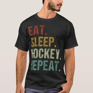 イート スリープ ホッケー リピート アイス Tシャツ