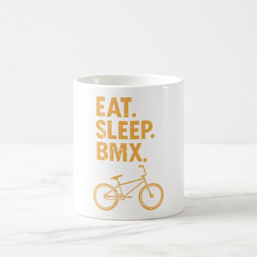 イート スリープ BMX コーヒーマグカップ (中央)