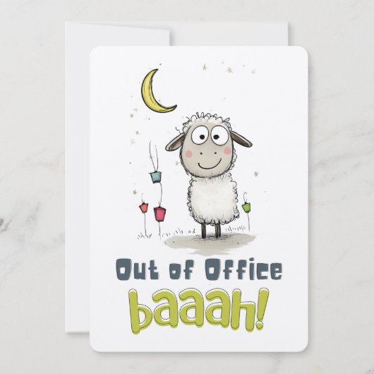 イードおもしろいヒツジ:BAAHから! 招待状 (正面)