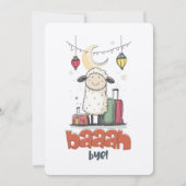 イードのミームおもしろ羊 LOL HAHA | バァバイ！ 招待状 (正面)