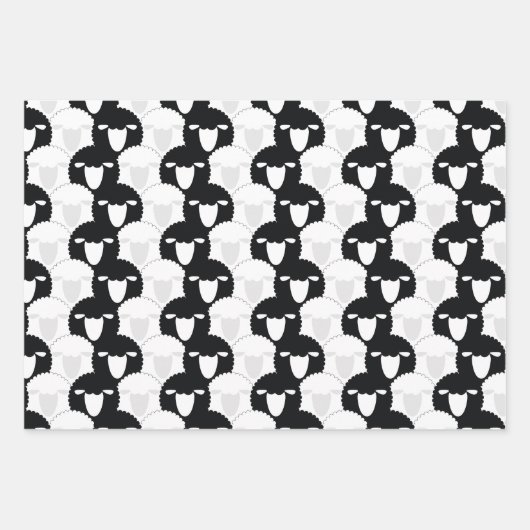 イードアダムバラクカアバ羊の模様 ラッピングペーパーシート (正面3)