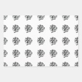 イードアドハムバラクアラビア文字ギフトラッピング紙 ラッピングペーパーシート (正面)