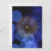 イードアルアドハゴールデンマンダラフラットホリデーカード 招待状 (裏面)