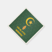 イードアルフィトルムバラクラマダンカレムーンスター スタンダードカクテルナプキン (角)