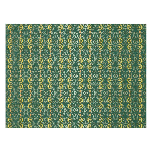 イードアルフィトルムバラクラマダンカレムーンスター テーブルクロス (正面(横))