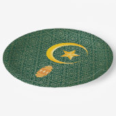 イードアルフィトルムバラクラマダンカレムーンスター ペーパープレート (アングル)