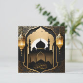 イードエレガントムバラクモスクイスラム灯黒金ゴールド シーズンカード (スタンド正面)