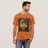 イードエレガントムバラク三日月モスクTシャツ Tシャツ (正面フル)