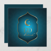 イードエレガントムバラク三日月金ゴールドフレームブルー シーズンカード (正面/裏面)