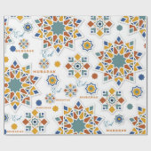 イードエレガントムバラク書道カラフル ラッピングペーパー (フラット)