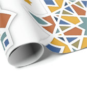 イードエレガントムバラク書道カラフル ラッピングペーパー (ロールコーナー)