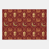 イードエレガントムバラク書道金ゴールド ラッピングペーパーシート (正面3)