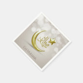 イードエレガントムバラク金ゴールドムーンスター – 紙ナプキン スタンダードカクテルナプキン (角)