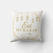 イードエレガントムバラク金ゴールドランタン&ヒツジデザイン クッション (裏面)