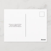 イードエレガント・アル・フィトル挨拶 ポストカード (裏面)