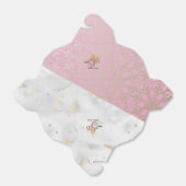 イードエレガント・ムバラク・アラビア書道金ゴールド フェイバーボックス (折り畳みなし)