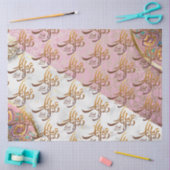 イードエレガント・ムバラク・アラビア書道金ゴールド 薄葉紙 (クラフト)