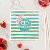 イードティール（緑がかった色）と金ゴールドナプキン スタンダードランチョンナプキン (インサイチュ)