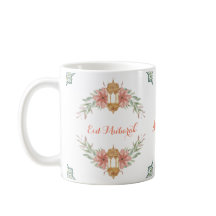 イードムバラクかわいい花リースイスラム灯名