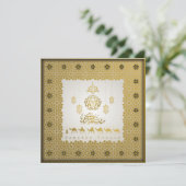 イードムバラクのアラビアパターン書道金ゴールド シーズンカード (スタンド正面)