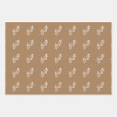 イードムバラクのアラビア書道ギフトラッピング紙 ラッピングペーパーシート (正面3)