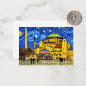 イードムバラクのカードにハギア・ソフィア・モスク ノートカード (正面/裏面インサイチュ)