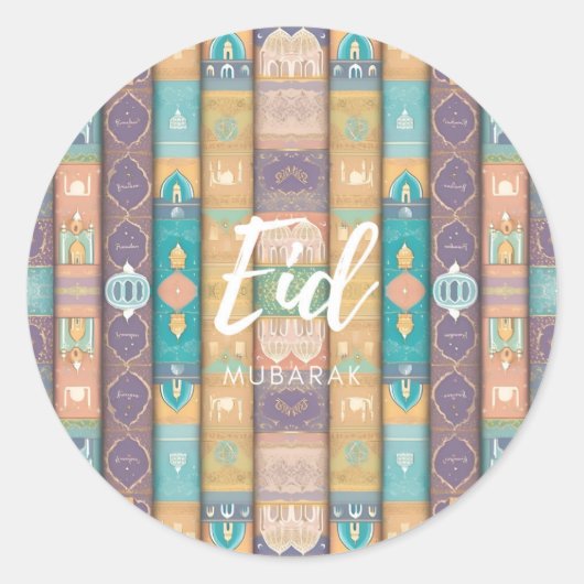 イードムバラクのステッカー ラウンドシール (正面)