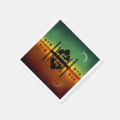 イードムバラクの夜反射 スタンダードカクテルナプキン (角)