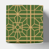 イードムバラクイスラムエレガントホリデーホワイトと金ゴールド フェイバーボックス (上部)