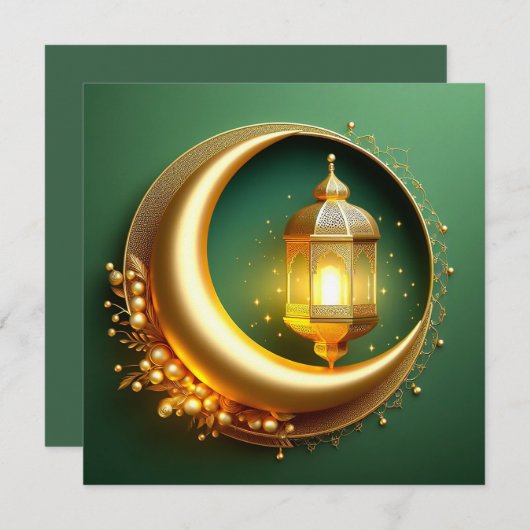 イードムバラククレセント金ゴールドパールグリーン シーズンカード (正面/裏面)