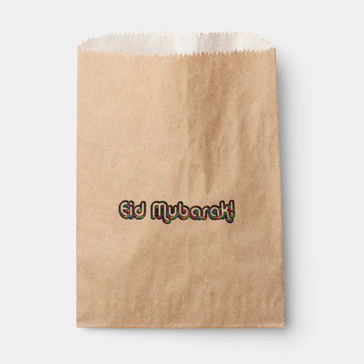 イードムバラクグリーティングレインボーカラータイポグラフィ フェイバーバッグ (正面)