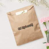 イードムバラクグリーティングレインボーカラータイポグラフィ フェイバーバッグ (封をした状態)