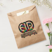 イードムバラクグリーティングレインボーカラータイポグラフィ フェイバーバッグ (封をした状態)