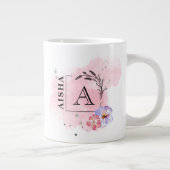 イードムバラクジャンボコーヒーマグ – フローラ水彩 ジャンボコーヒーマグカップ (右)