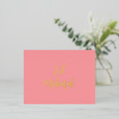 イードムバラクピンク 箔シーズンポストカード (立ち正面)