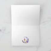 イードムバラクムーンウォーターカラーラマダンカード カード (内部)