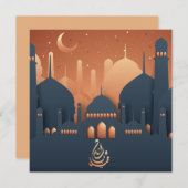 イードムバラク三日月モスクゴールドラスブルー シーズンカード (正面/裏面)