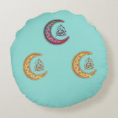 イードムバラク円枕عيد مبارك ラウンドクッション (裏面)